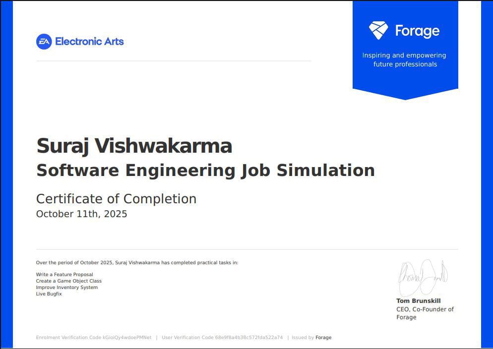 Certificate 1